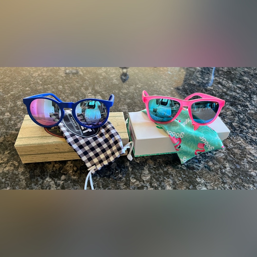 2 pairs of Goodr Sunglasses